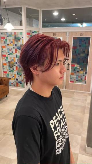 ショート カラー ヘアアレンジ メンズ 小野寺祐希人 Calbariのヘアスタイル