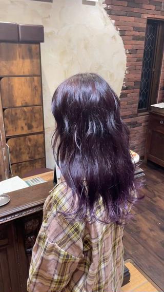 セミロング カラー ヘアアレンジ 小野寺祐希人 Calbariのヘアスタイル