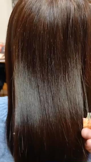 縮毛の後に、アイロン仕上げはしません 