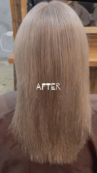 透明感カラーが叶う
ブリーチ+ワンカラーに、
髪の芯からうるおす3STEPトリートメント
さらに地肌スッキリなクイックスパ付き
ダメージを最小限におさえながら
理想の色味と艶をしっかりキープします◎
#透明感カラー
#ブリーチカラー
#ブリーチ初心者さん大歓迎
#ダブルカラー
#色落ちまで可愛い