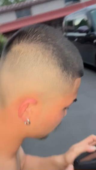 地元帰省で家でボーズフェード 