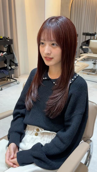 ロング カラー 似合わせレイヤー ×髪質改善✨NOJIのヘアスタイル