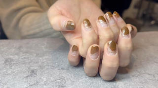 マグネットでぷっくり
茶色のマグネットに変更
時短ニュアンス