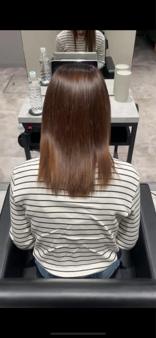 ミディアム neo.所属・🎀neo.RIN/ 透け感艶カラー🎀のヘアスタイル