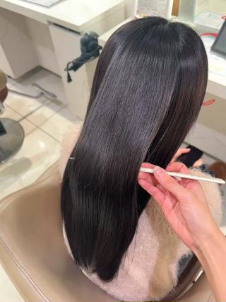 ロング カラー 渡邊楓果／髪質改善 ／カラーのヘアスタイル