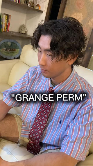 ミディアム パーマ メンズ 松本爽汰/メンズ特化 /メンズパーマのヘアスタイル