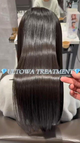 水素トリートメントで水分量を増やします 