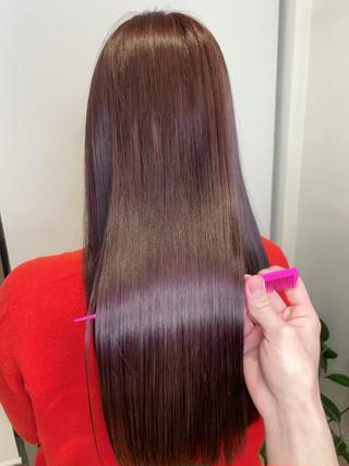 ロング カラー matiz マティス　表参道所属・💜アンブレラカラー 髪質改善　丸尾】のヘアスタイル