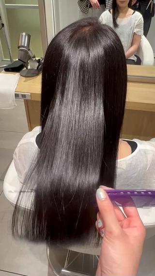 ロング ウカデミーライブ所属・仲川 礼のヘアスタイル