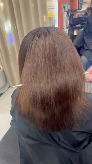 セミロング aito 新宿/ 美髪矯正/髪質改善のヘアスタイル