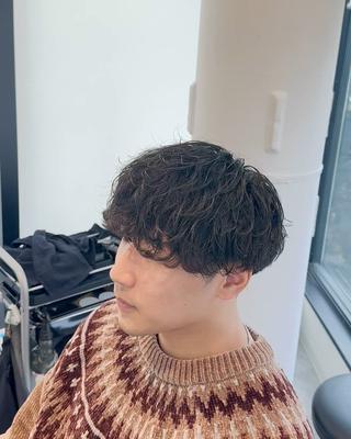 ショート パーマ メンズ SALOWIN下北No.R店所属・下北沢／メンズヘア/ メンズパーマ/優樹のヘアスタイル