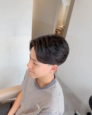 ショート パーマ メンズ SALOWIN下北No.R店所属・下北沢／メンズヘア/ メンズパーマ/優樹のヘアスタイル