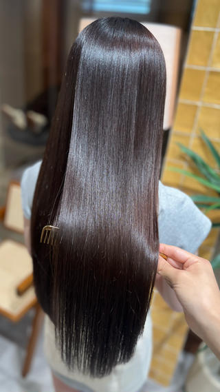 Premium艶髪ストレートカット髪質改善トリートメント 