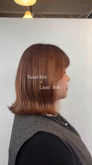 ミディアム maru.所属・林 小夏のヘアスタイル