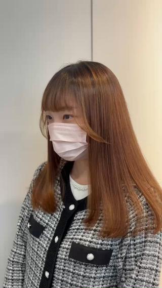 ミディアム maru.所属・林 小夏のヘアスタイル