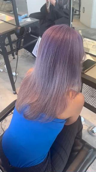 ペールラベンダー.ᐟ‪‪.ᐟ✧*
色落ちまで楽しめます！！ 