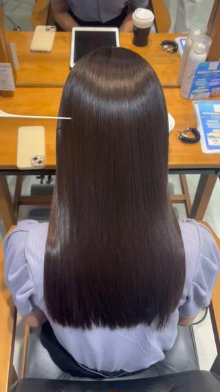 髪質改善ストレート