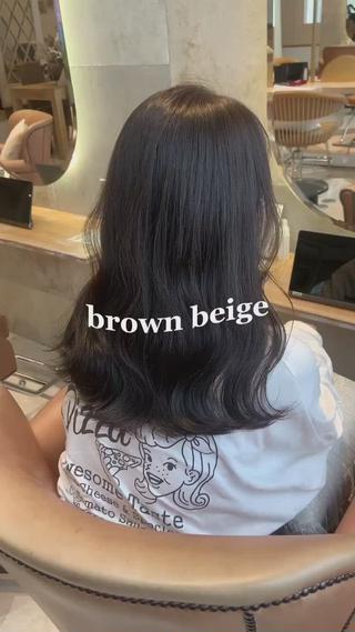 カラー 艶カラー/ボブ /似合わせ/田口愛那のヘアスタイル
