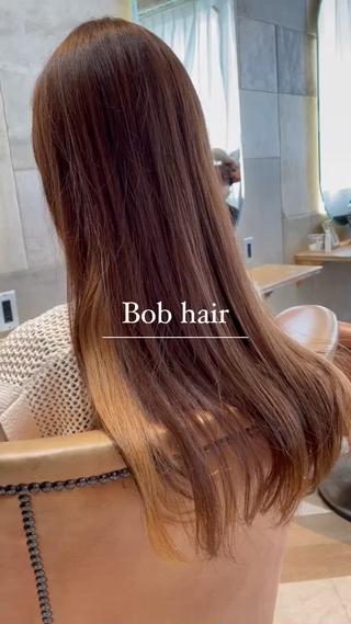 ショート 艶カラー/ボブ /似合わせ/田口愛那のヘアスタイル