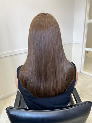 ロング 縮毛矯正/レイヤー /髪質改善 /西村のヘアスタイル