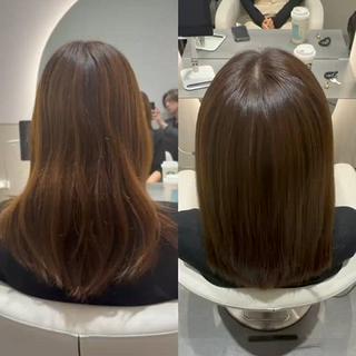 オーダーメイド縮毛矯正。

髪質に合わせたお薬の選定。
繊細なツインブラシとアイロンの熱入れ。

必ず美髪に導きます。 