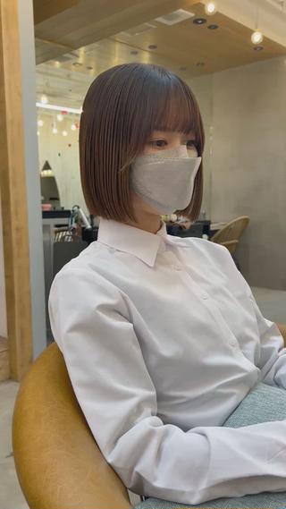ミディアム サロウィン銀座RAYⅡ所属・❣️髪質改善/ 美髪矯正/沼座悠人のヘアスタイル