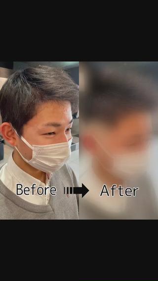 ショート パーマ メンズ メンズヘア特化 崎田 成人のヘアスタイル