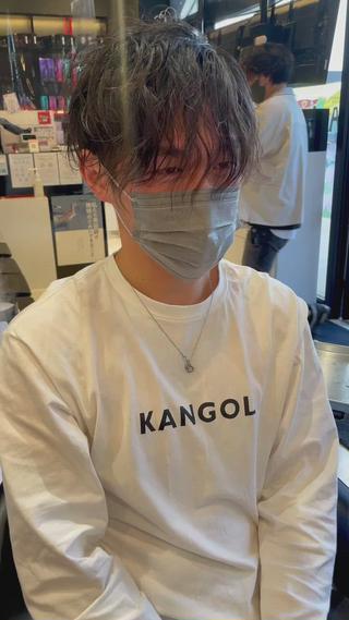 ショート パーマ メンズ メンズヘア特化 崎田 成人のヘアスタイル