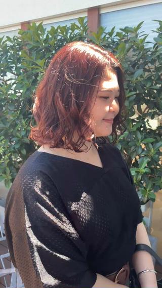 ミディアム カラー 中西倖 トップスタイリストのヘアスタイル