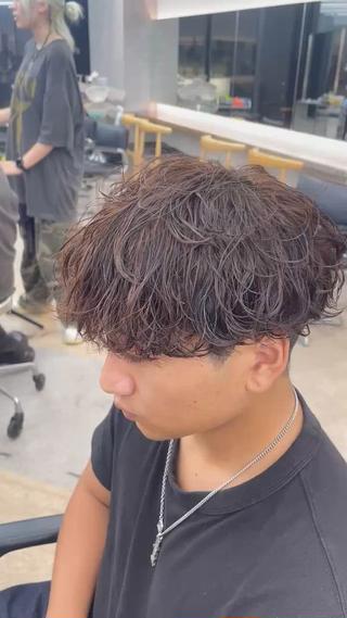 パーマ メンズ 👑メンズパーマ屋 👑/栄/馬場斗生のヘアスタイル