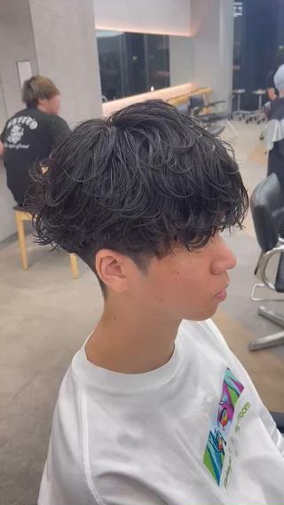 パーマ メンズ 👑メンズパーマ屋 👑/栄/馬場斗生のヘアスタイル