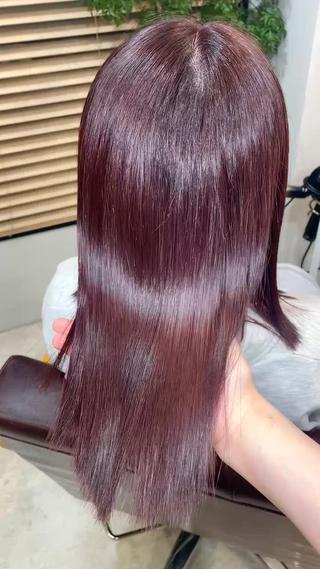 ミディアム 伊藤 実悠/豊橋/ 髪質改善カラーのヘアスタイル