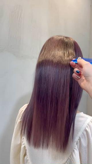 ロング カラー 伊藤 実悠/豊橋/ 髪質改善カラーのヘアスタイル