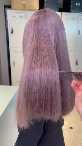 ロング カラー 🤍💕ブリーチカラ ーAyaka💕🤍のヘアスタイル