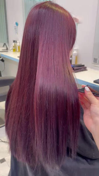 ロング カラー 🤍💕ブリーチカラ ーAyaka💕🤍のヘアスタイル