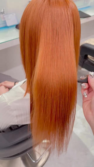 ロング カラー 🤍💕ブリーチカラ ーAyaka💕🤍のヘアスタイル