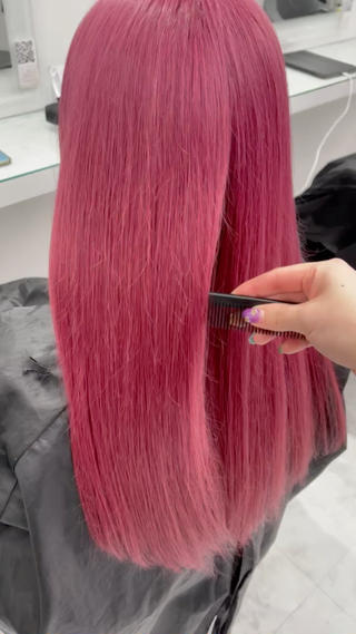 ロング カラー 🤍💕ブリーチカラ ーAyaka💕🤍のヘアスタイル