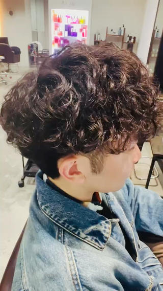 メンズ メンズカット/シャド ウパーマ/URYUのヘアスタイル