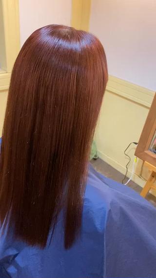 ロング カラー スウィーティーヘアー所属・高塩翔大 髪質改善のヘアスタイル