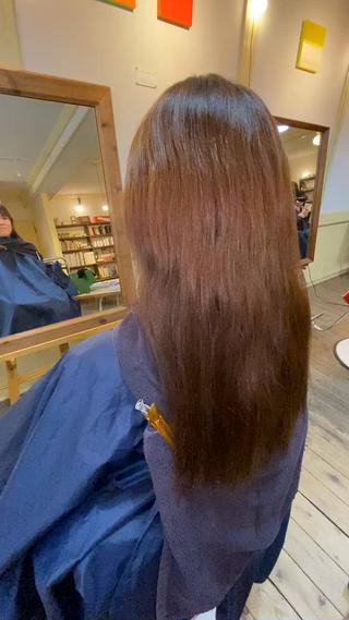 ロング カラー スウィーティーヘアー所属・高塩翔大 髪質改善のヘアスタイル