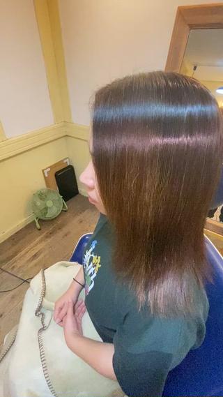 ミディアム スウィーティーヘアー所属・高塩翔大 髪質改善のヘアスタイル