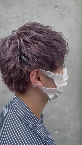 ワンブリーチ!
ピンクシルバー!