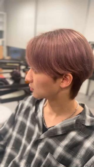 Pピンクベージュのセンターパート！
シャドールーツ履歴あり！
色落ちがミルクティーになるカラー 