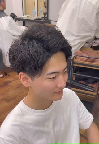 アップバング×ツイストスパイラル 