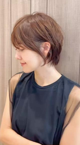 ショート 縮毛矯正 /横山陸人のヘアスタイル