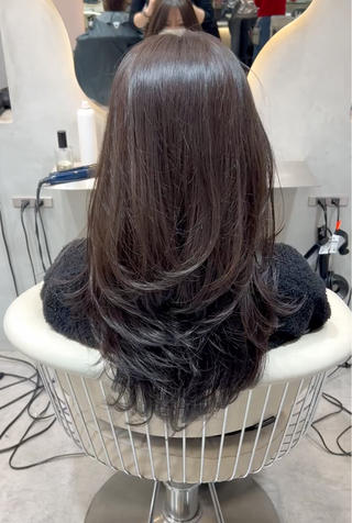 ロング 大宮韓国ハッシュ🪽 GLROWseriのヘアスタイル