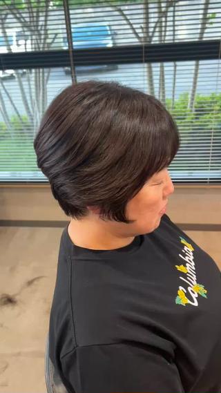 ショート LATTE 前橋所属・蜂須賀 輝のヘアスタイル