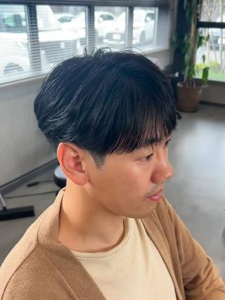 メンズ LATTE 前橋所属・蜂須賀 輝のヘアスタイル