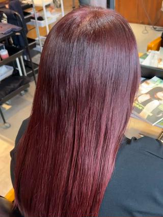 カラー LATTE 前橋所属・蜂須賀 輝のヘアスタイル