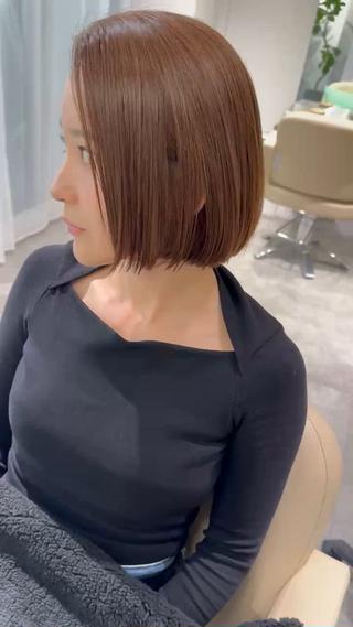 ショート カラー reverie【レヴリー】所属・夜23時まで予約🉑 reverieあきらのヘアスタイル